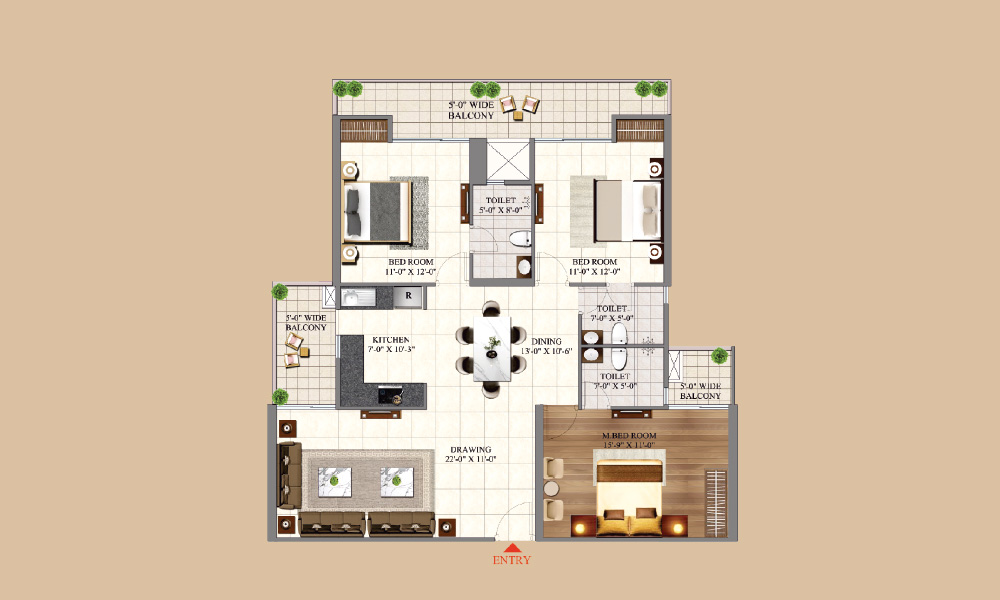 Aigen Royal Park Floor Plan Image