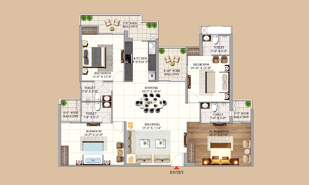 Aigen Royal Park Floor Plan Image